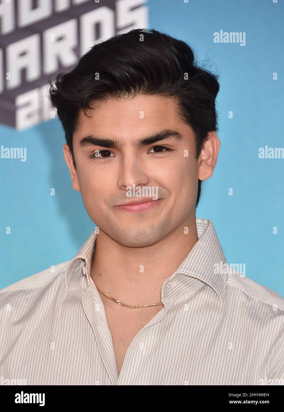 Diego Tinoco bei der Ankunft bei den Nickelodeon's Kids' Choice Awards 2019 im Galen Center am 23. März 2019 in Los Angeles, CA. Stockfoto