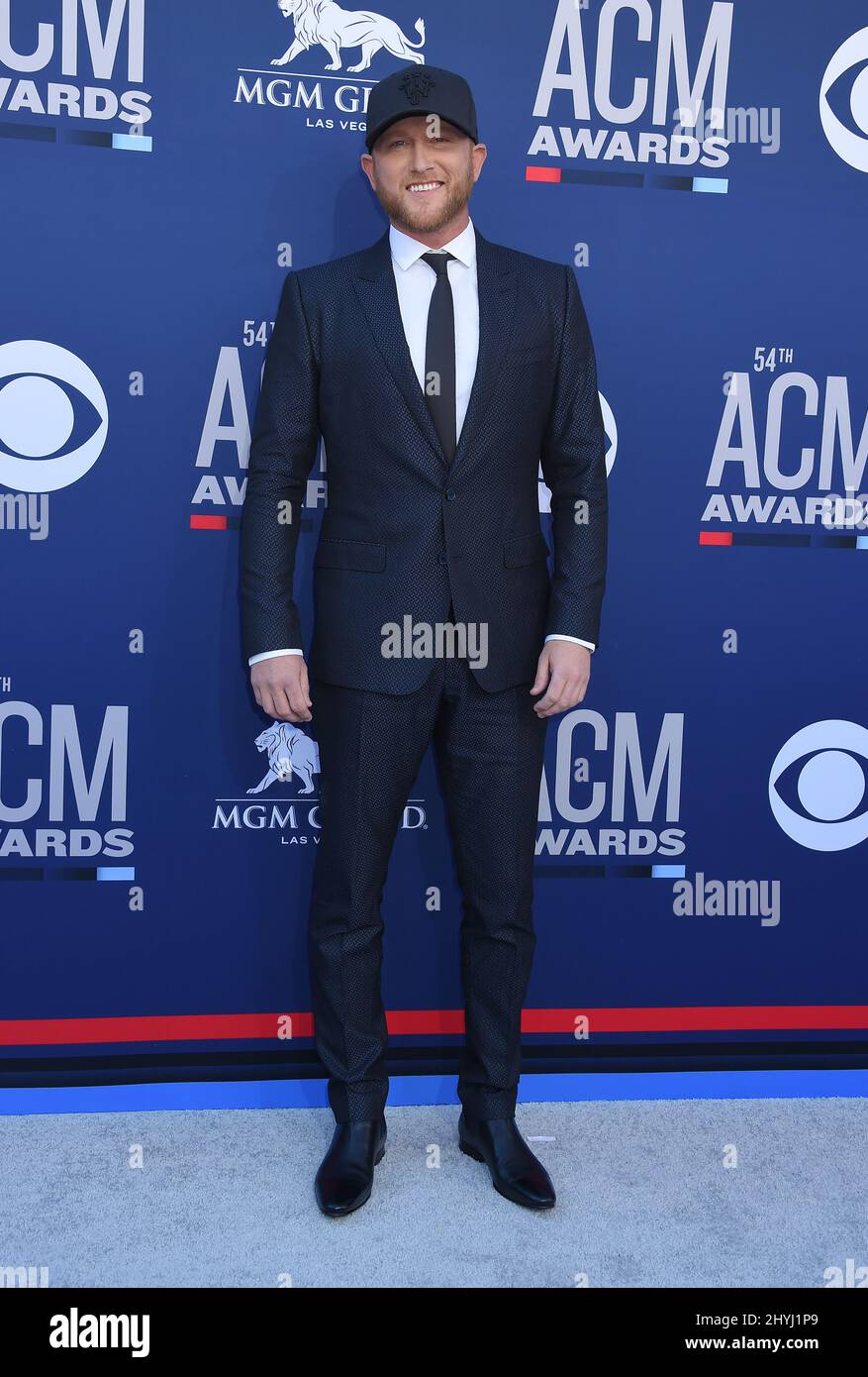 Cole Swindell bei den Academy of Country Music Awards 54., die am 7. April 2019 in Las Vegas, NV, in der MGM Grand Garden Arena im MGM Grand Hotel & Casino verliehen wurden. Stockfoto