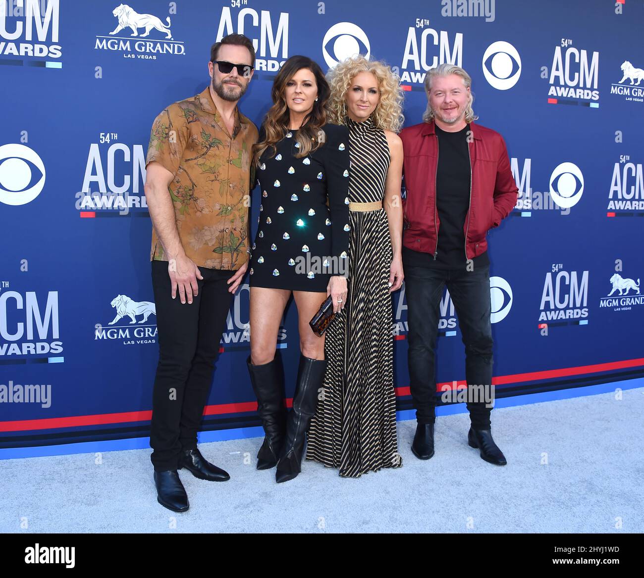 Little Big Town bei den Academy of Country Music Awards 54., die am 7. April 2019 in Las Vegas, NV, in der MGM Grand Garden Arena im MGM Grand Hotel & Casino verliehen wurden. Stockfoto