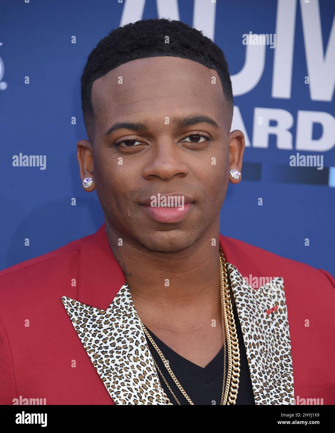 Jimmie Allen bei den Academy of Country Music Awards 54., die am 7. April 2019 in Las Vegas, NV, in der MGM Grand Garden Arena im MGM Grand Hotel & Casino verliehen wurden. Stockfoto