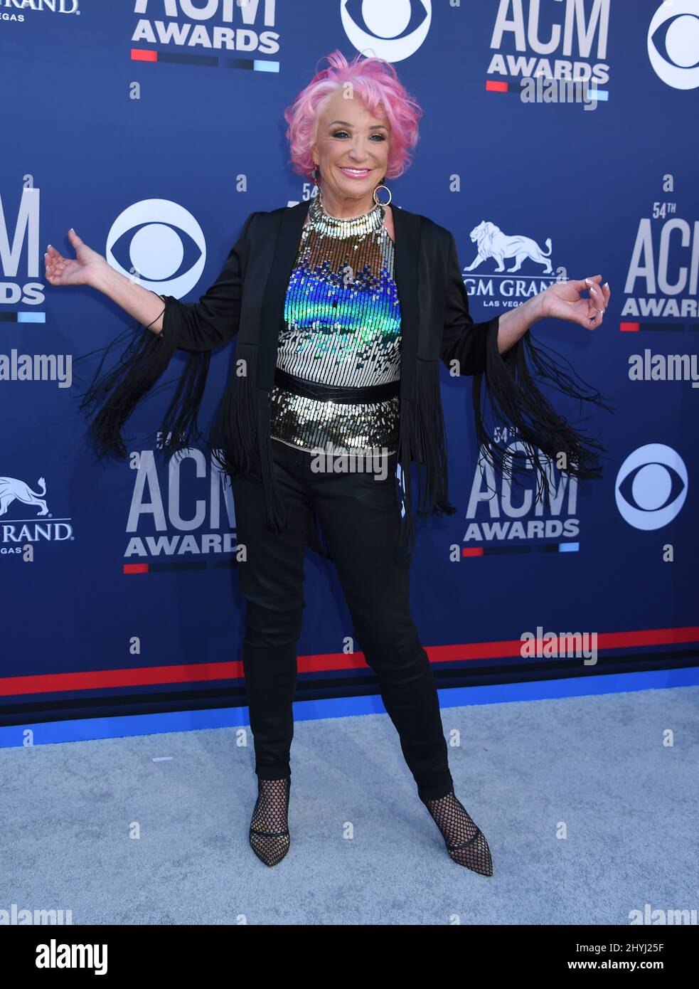 Tanya Tucker bei den Academy of Country Music Awards 54., die am 7. April 2019 in Las Vegas, NV, in der MGM Grand Garden Arena im MGM Grand Hotel & Casino verliehen wurden. Stockfoto