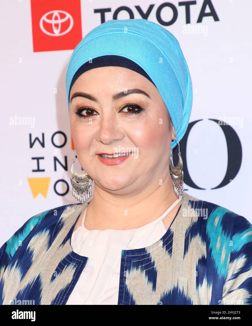 Gulchehra Hoja, der am 10. April 2019 im David H. Koch Theater im Lincoln Center in New York City, NY, am jährlichen Women in the World Summit 10. teilnahm Stockfoto