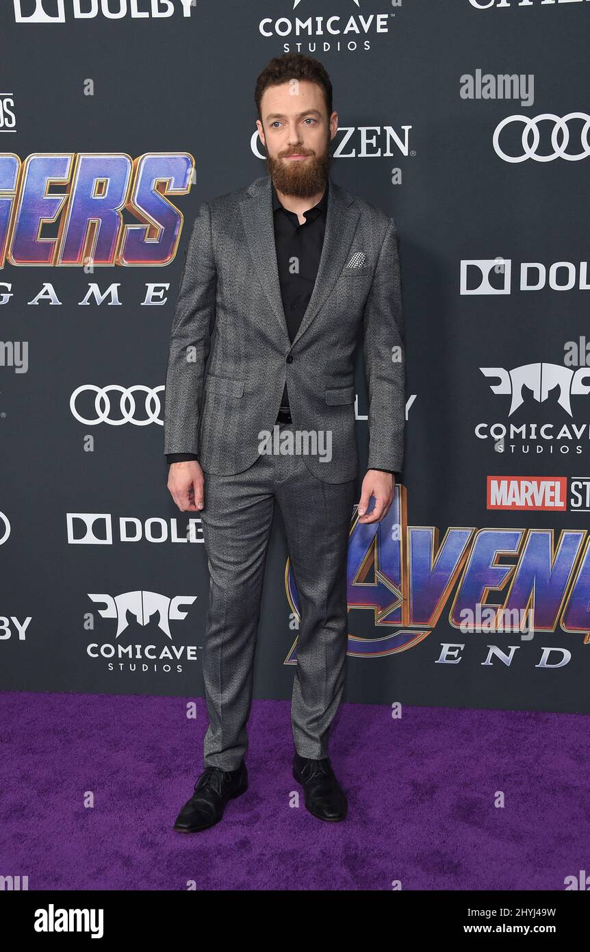 Ross Marquand nahm an der Weltpremiere von Avengers: Endgame Teil, die am 22. April 2019 im LA Convention Center in Los Angeles, Kalifornien, stattfand Stockfoto