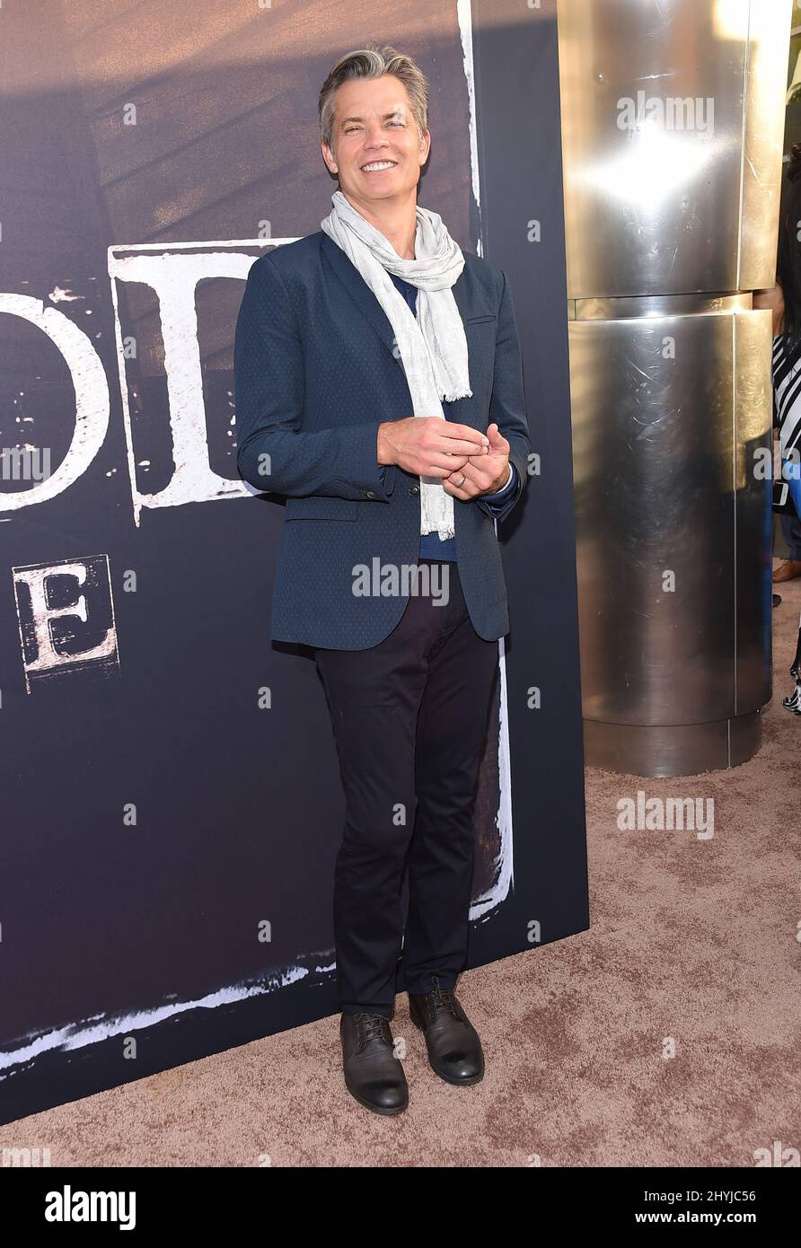 Timothy Olyphat bei der Premiere von „Deadwood“ in Los Angeles von HBO Films Stockfoto