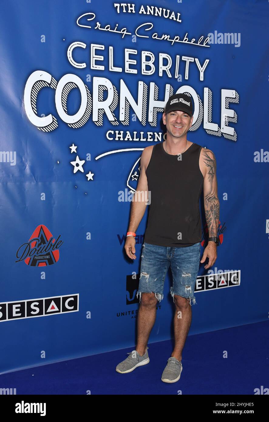 Craig Campbell bei der jährlichen Craig Campbell Celebrity Cornhole Challenge 7. zugunsten von Fight Colorectal Cancer, die am 4. Juni 2019 im Omni Nashville in Nashville, TN, stattfand. Stockfoto