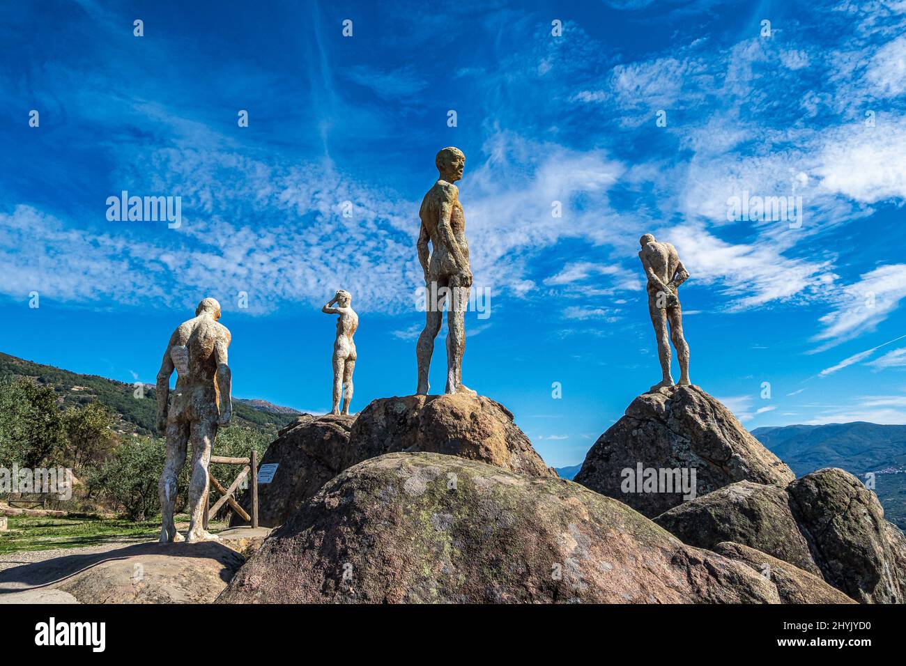 Mirador de la Memoria, El Torno, Caceres, Spanien. Denkmal zur
