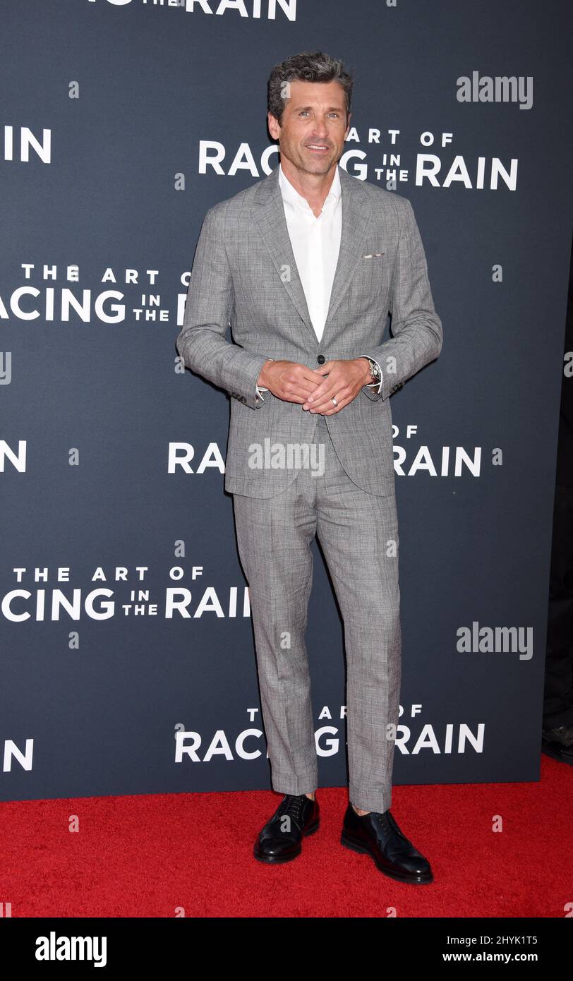 Patrick Dempsey bei der Weltpremiere „The Art of Racing in the Rain“, die am 1. August 2019 im El Capitan Theatre in Hollywood, CA, stattfand. Stockfoto