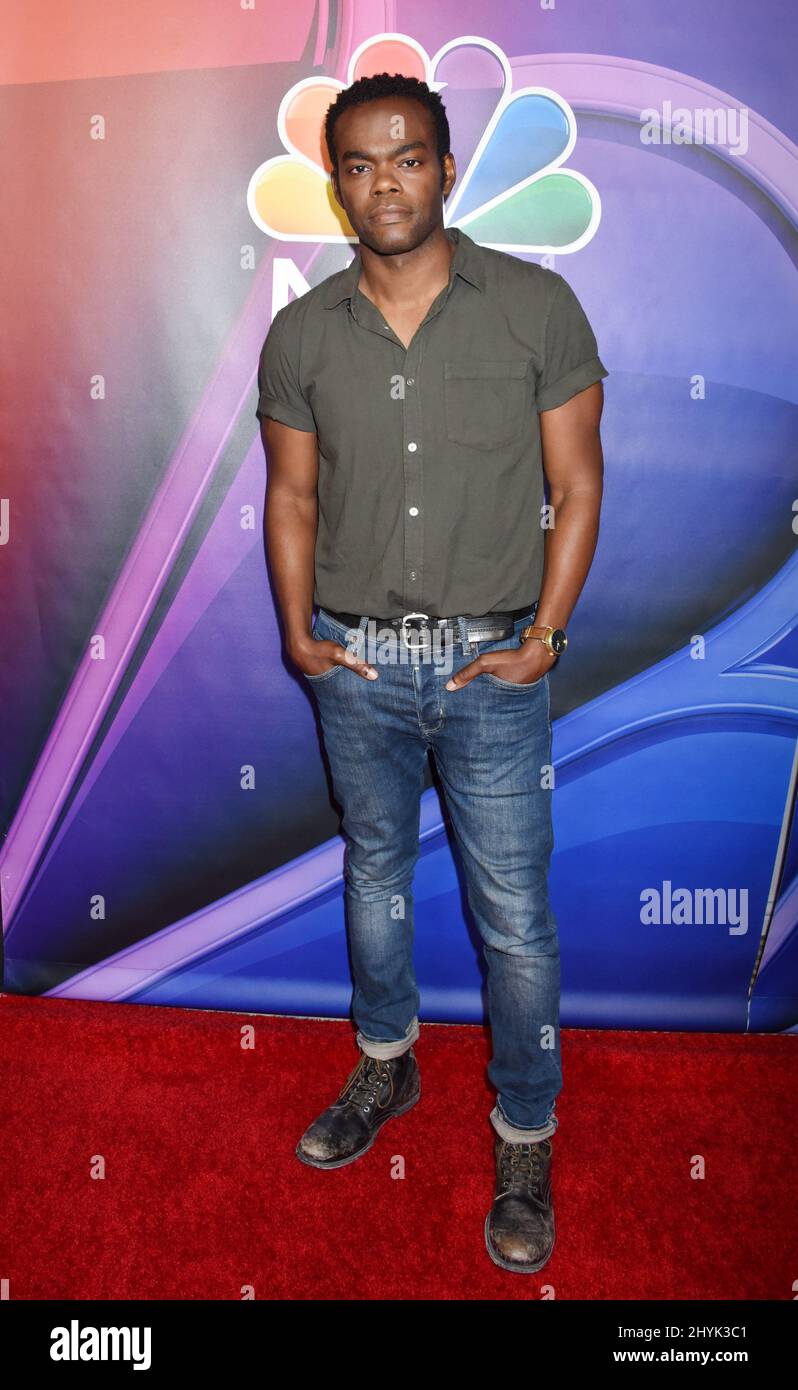 William Jackson Harper nahm an der NBC TCA Press Tour 2019 im Beverly Hilton Hotel Teil Stockfoto