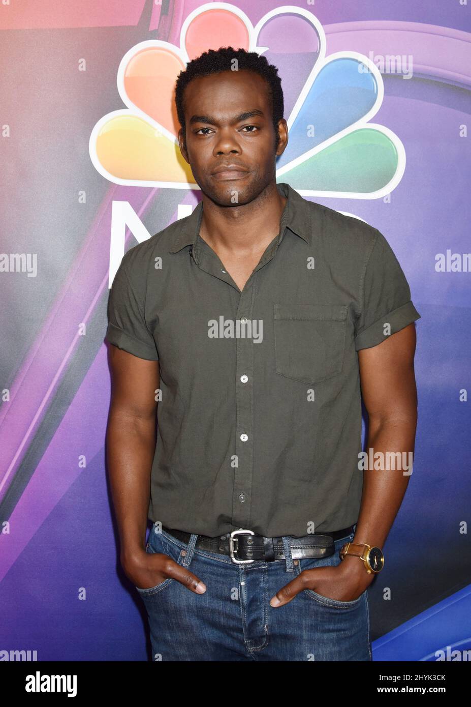 William Jackson Harper nahm an der NBC TCA Press Tour 2019 im Beverly Hilton Hotel Teil Stockfoto