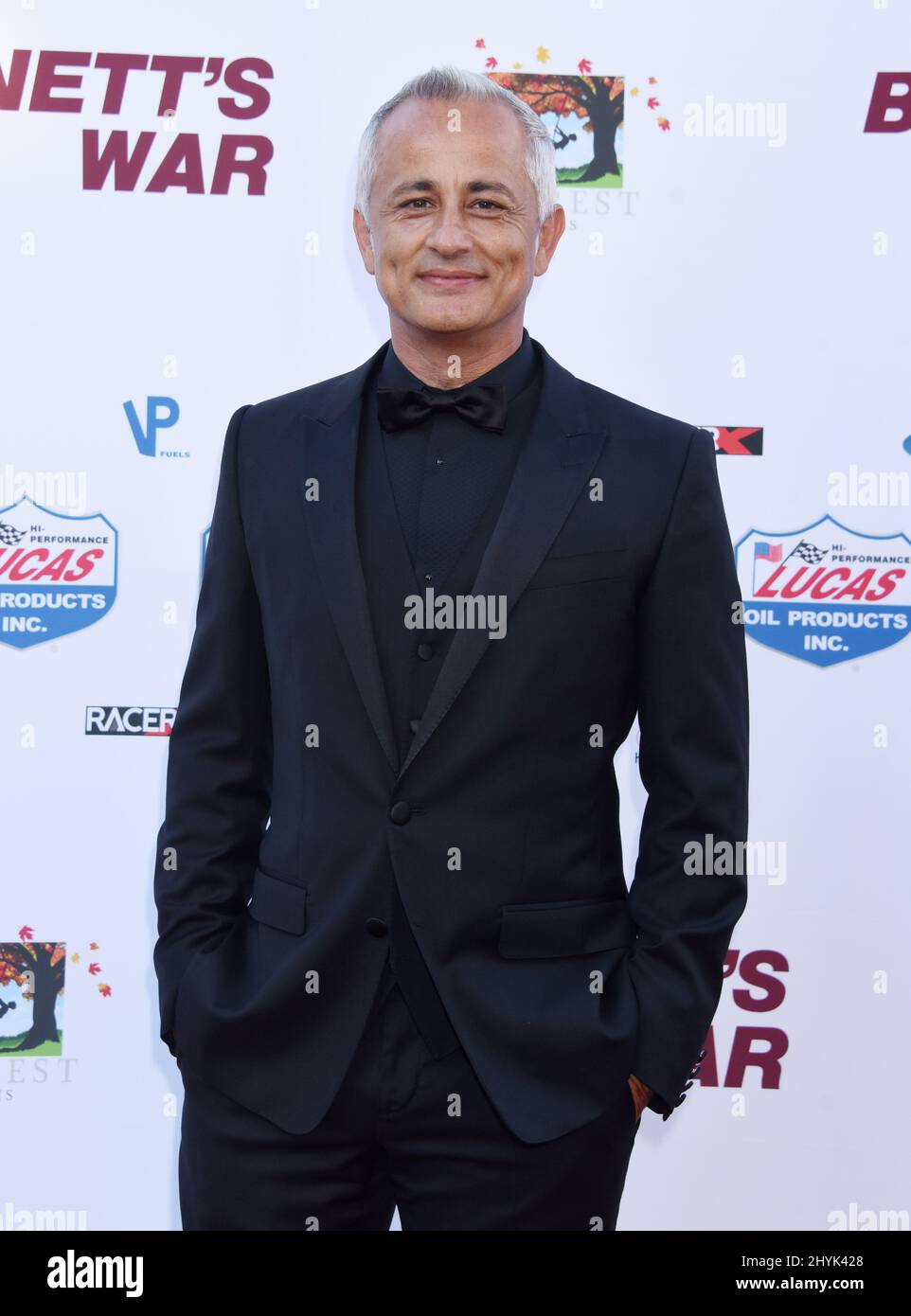 Ali Afshar bei der Premiere von „Bennett's war“ im Steven J. Ross Theater in den Warner Bros. Studios Stockfoto