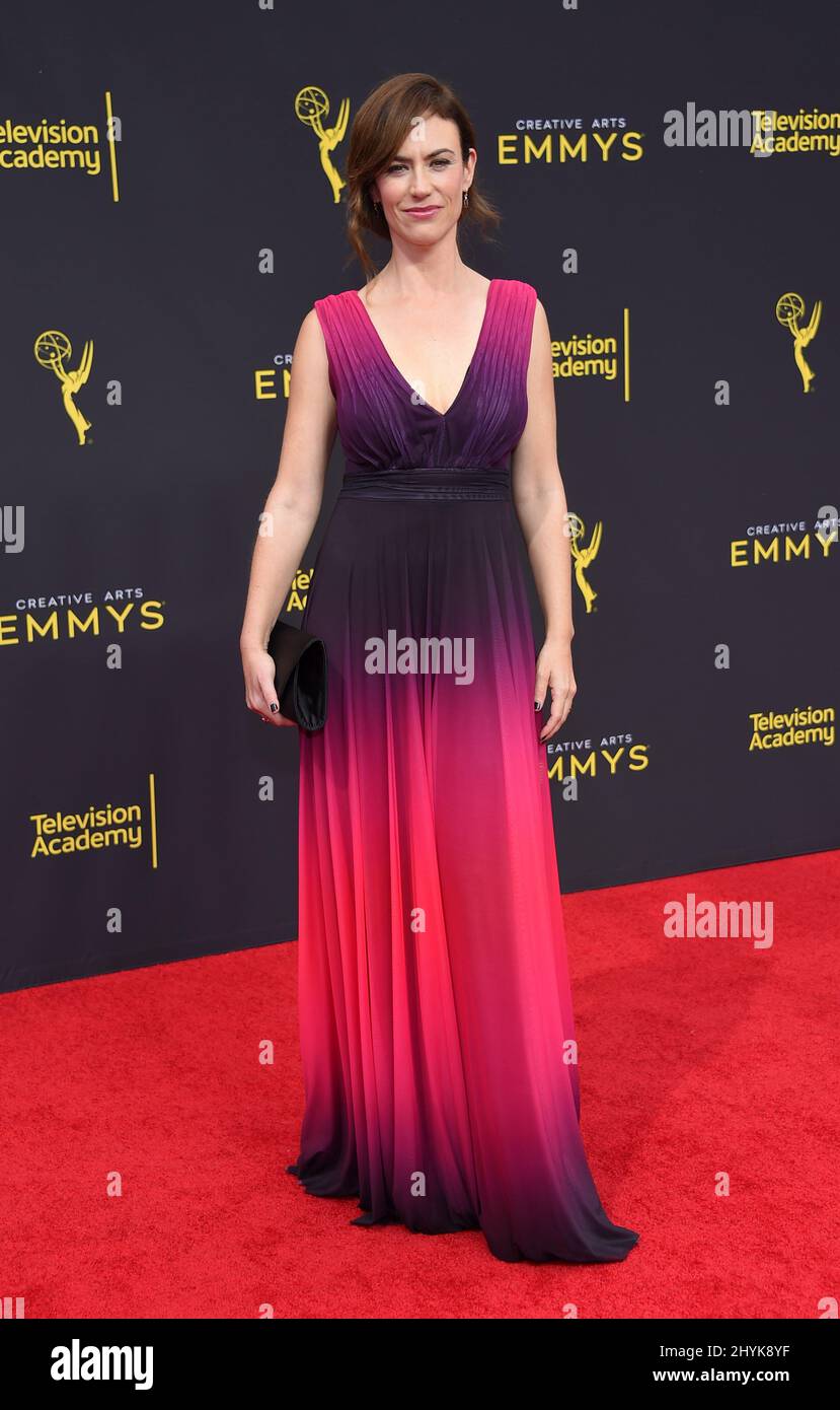 Maggie Siff bei den Creative Arts Emmy Awards 2019 im Microsoft Theatre Stockfoto