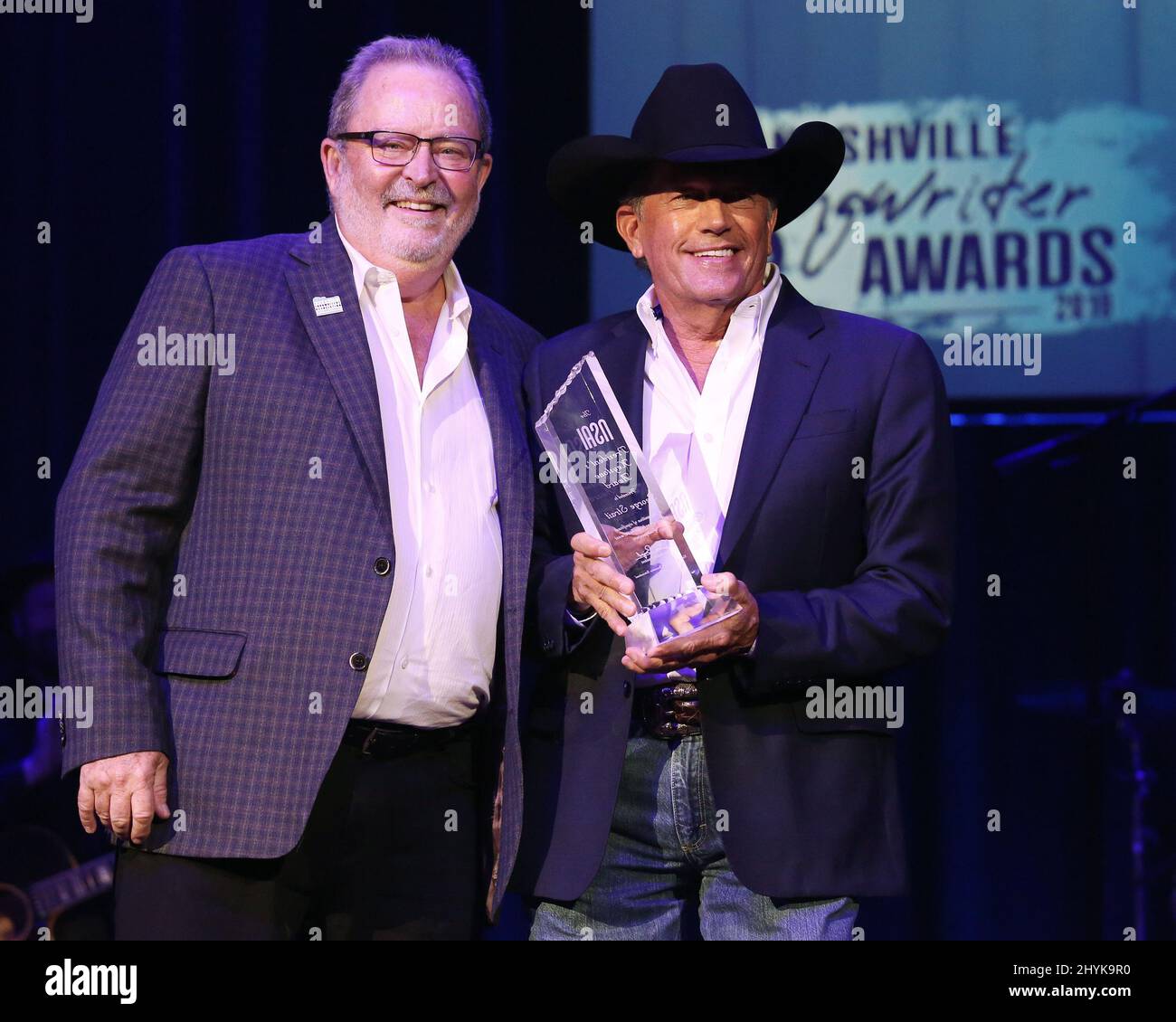 George Strait beim jährlichen Nashville Songwriter's Award 2., der von der Nashville Songwriter's Association International (NSAI) verliehen wurde und am 17. September 2019 im Ryman Auditorium in Nashville stattfand Stockfoto