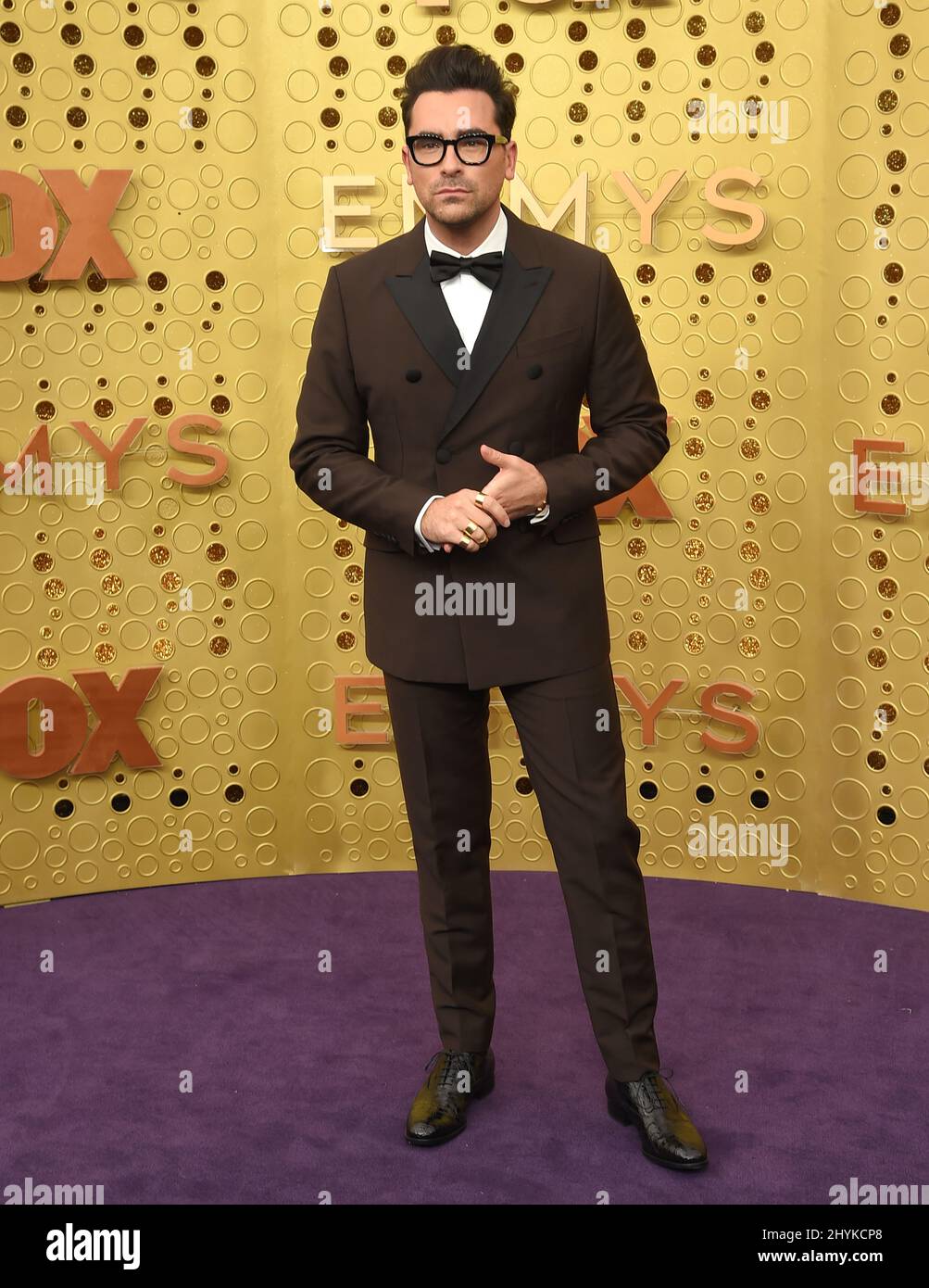 Daniel Levy nimmt an den Primetime Emmy Awards 71. im Microsoft Theater in Los Angeles, Kalifornien, Teil Stockfoto