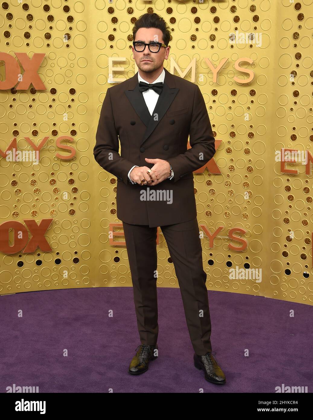 Daniel Levy nimmt an den Primetime Emmy Awards 71. im Microsoft Theater in Los Angeles, Kalifornien, Teil Stockfoto