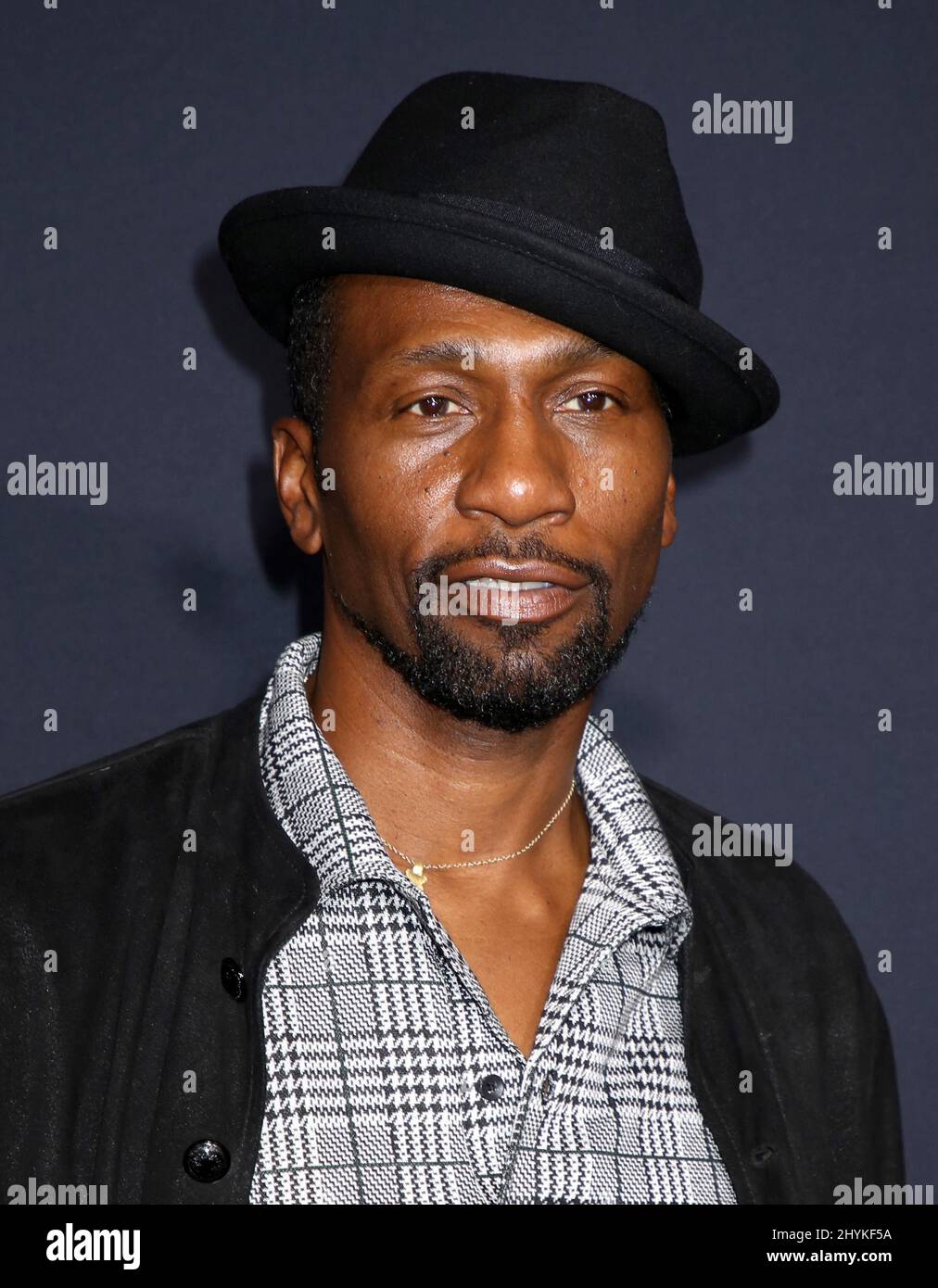 Leon Robinson bei der Premiere von „The King“ in New York am 1. Oktober 2019 im SVA Theater in New York City. Stockfoto
