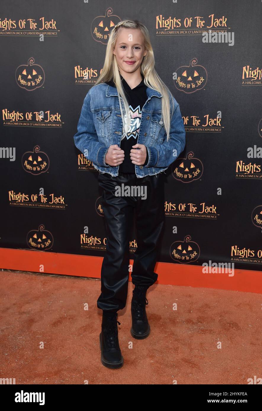 Katie Couch, die am 02. Oktober 2019 in Calabasas, USA, zur Night of the Jack VIP Preview auf der King Gillette Ranch ankommt. Stockfoto