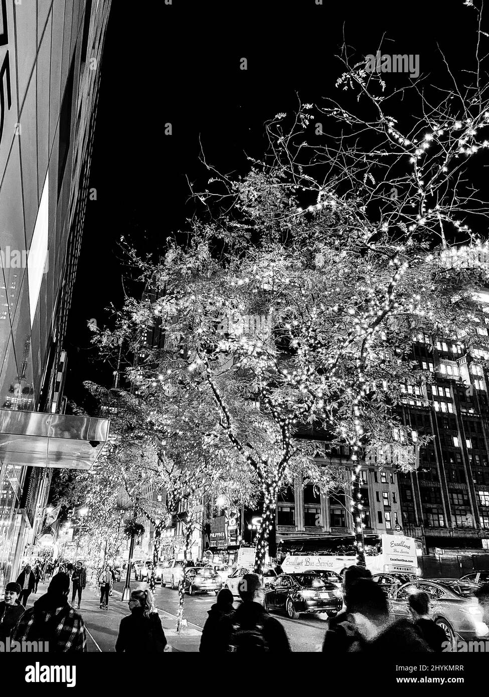 Madison Square Park während der Feiertage Stockfoto