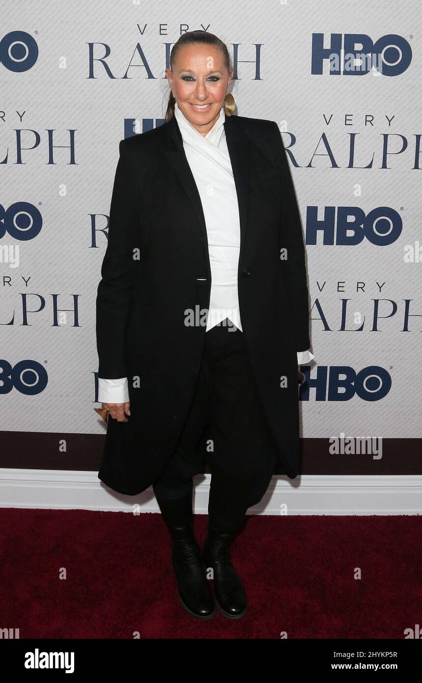 Donna Karan bei der Very Ralph-Weltpremiere in New York Stockfoto