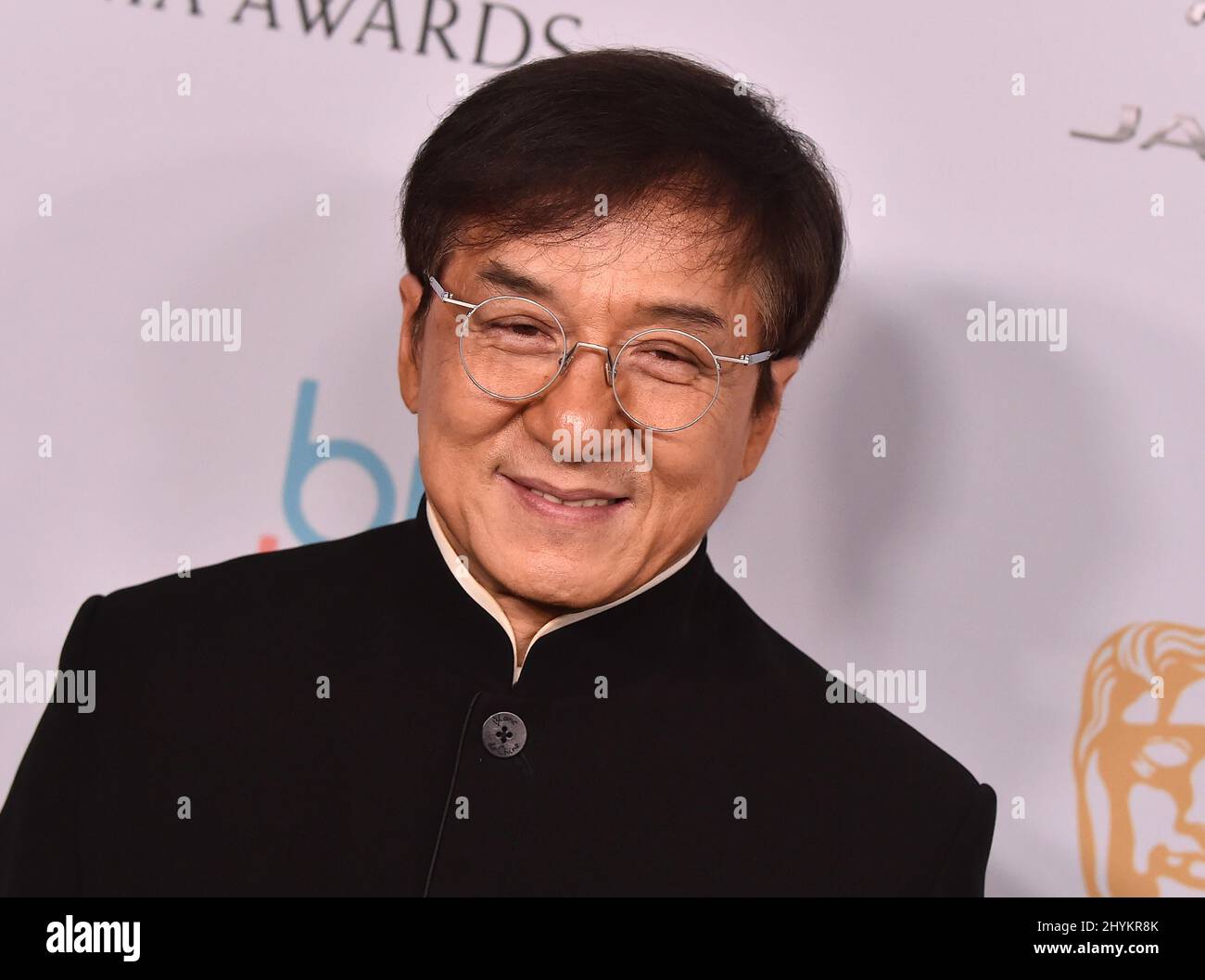 Jackie Chan kommt bei den British Academy Britannia Awards 2019 im Beverly Hilton Hotel in Beverly Hills an Stockfoto