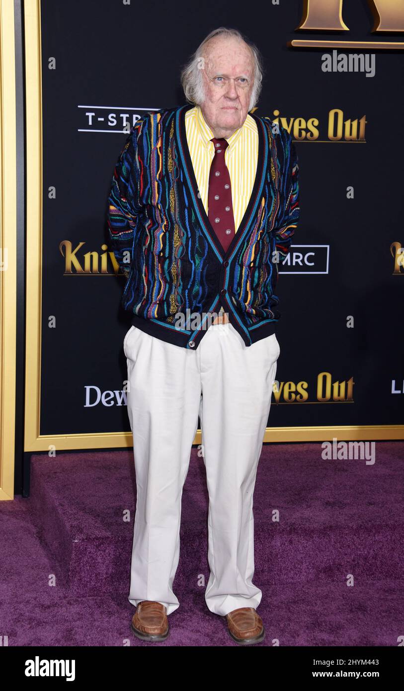 M. Emmet Walsh bei der Premiere von „Knives Out“ in Los Angeles am 14. November 2019 im Regency Village Theatre in Westwood, Los Angeles. Stockfoto