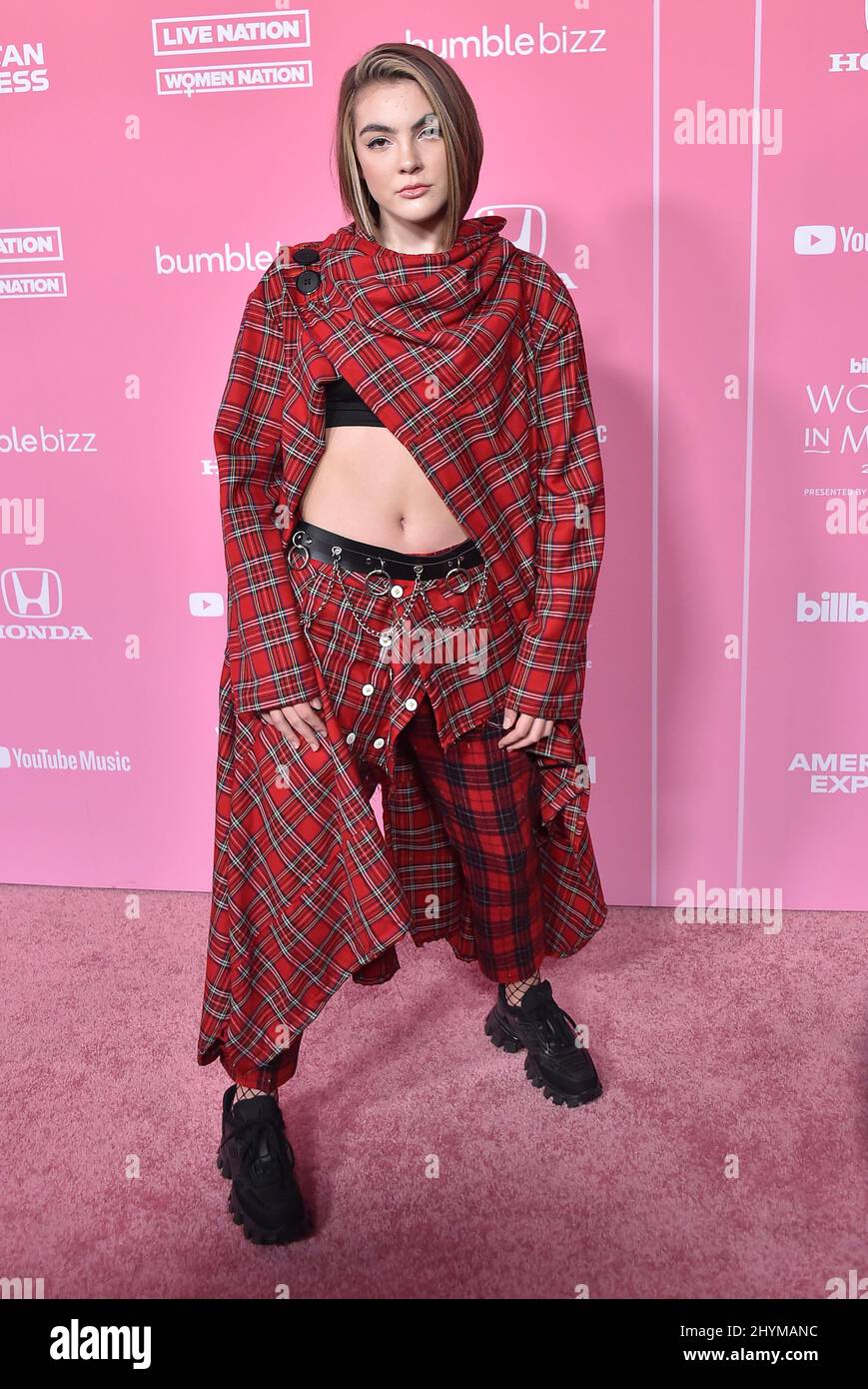 Evie Irie nimmt am Donnerstag, den 13. Dezember 2019, an der Veranstaltung Women in Music 2019 in Hollywood, USA, Teil. Stockfoto