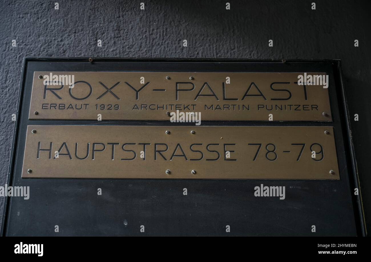 Roxy-Palast, Hauptstraße, Friedenau, Tempelhof-Schöneberg, Berlin, Deutschland Stockfoto