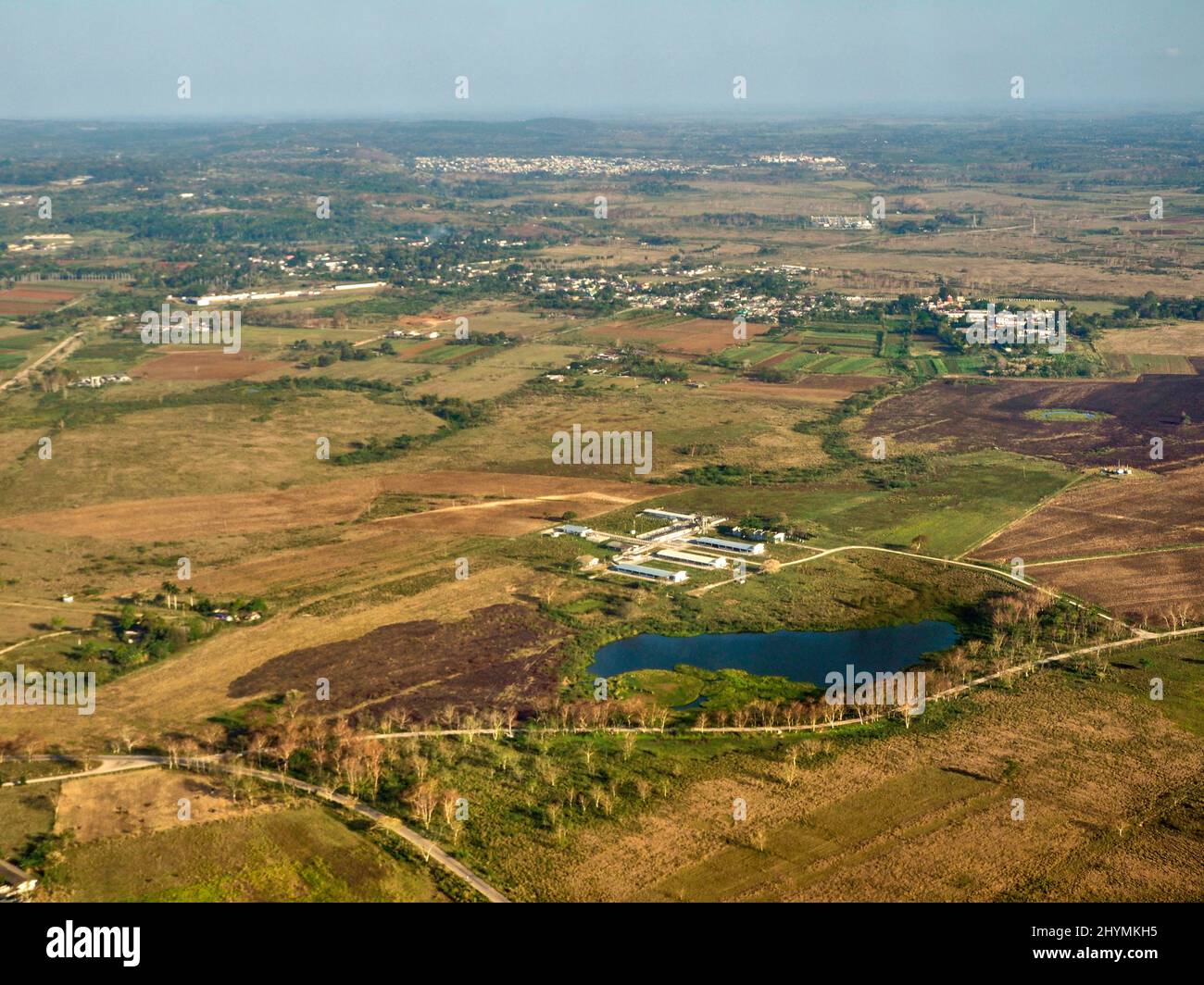 Landwirtschaftliche Flächen eines öffentlichen Unternehmens, Kuba, Artemisa, Los Banos Stockfoto