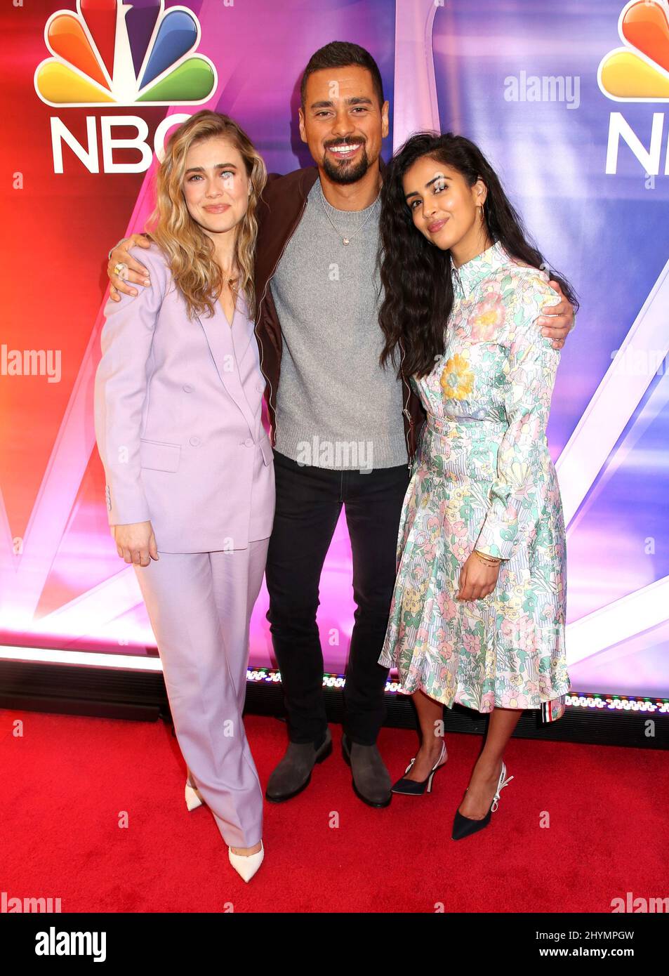 Melissa Roxburgh, J.R. Ramirez & Parveen Kaur nahmen am New York Press  Junket von NBC Teil, das am 23. Januar 2020 im Four Seasons Hotel in New  York City, NY, stattfand Stockfotografie - Alamy