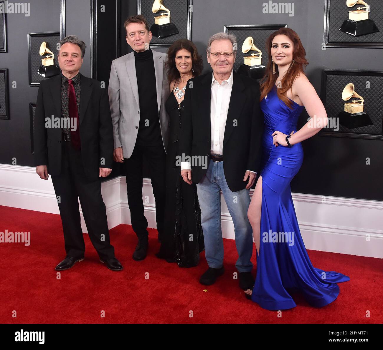Delbert McClinton und Self-Made Men, die an den GRAMMY Awards 2020 im Staples Center in Los Angeles, Kalifornien, teilnehmen. Stockfoto