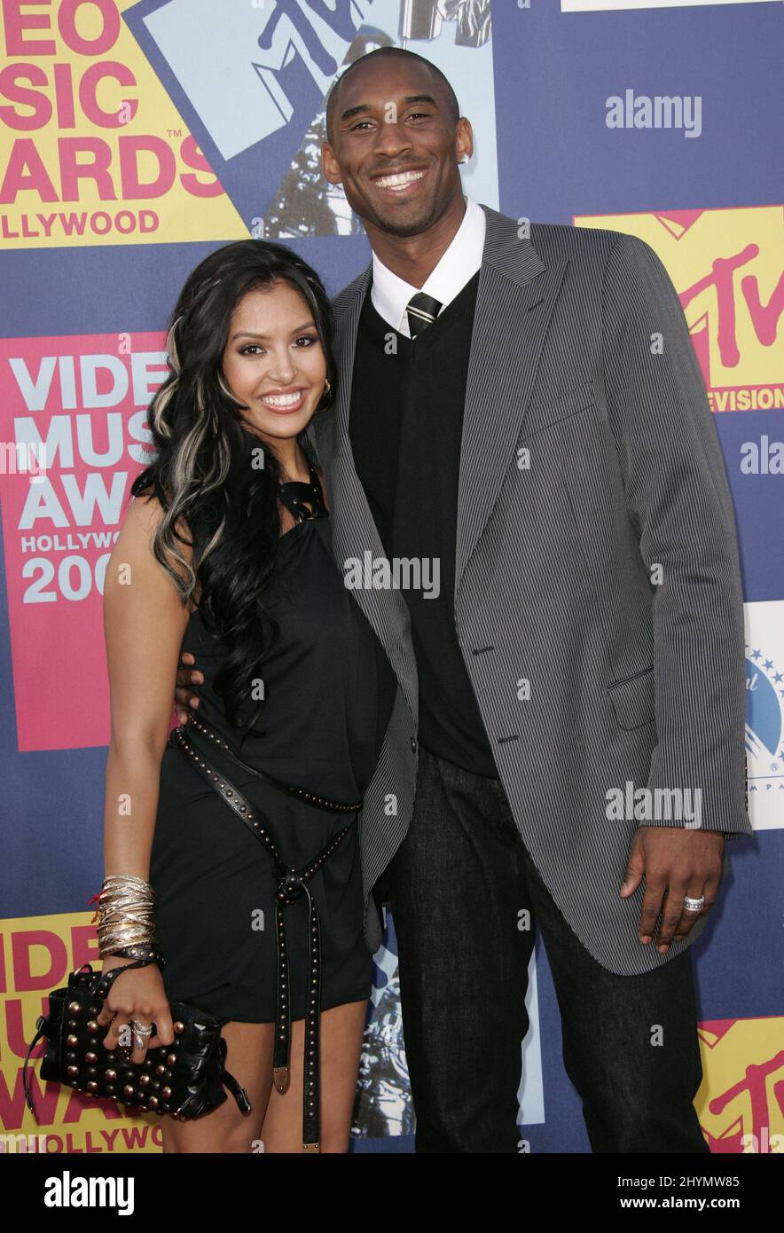 Kobe Bryant stirbt bei einem Hubschrauberabsturz in Calabasas im Alter von 41. Januar 26 2020 Kobe Bryant und Frau Vanessa 2008 MTV Video Music Awards in den Paramount Studios GaAs / AFF-USA.COM Stockfoto