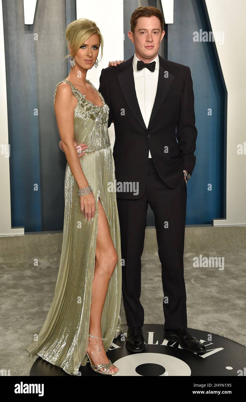 Nicky Hilton Rothschild und James Rothschild bei der Vanity Fair Oscar Party 2020, die am 9. Februar 2020 im Wallis Annenberg Center for the Performing Arts in Beverly Hills, CA, stattfand. Stockfoto