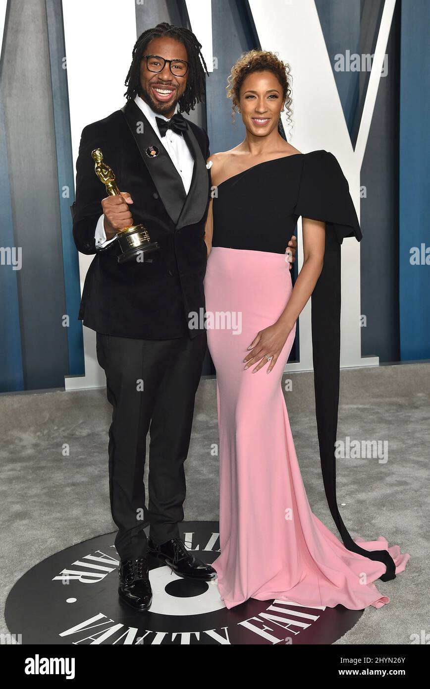 Matthew A. Cherry nimmt an der Vanity Fair Oscar Party 2020 im Wallis Annenberg Center for the Performing Arts in Beverly Hills, Kalifornien, Teil Stockfoto