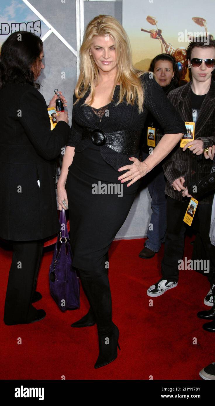 Kirstie Alley nimmt an der 'Wild Hogs' Los Angeles Premiere in Hollywood Teil. Bild: UK Press Stockfoto