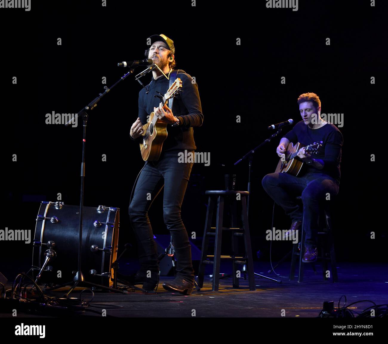 Chris Janson auf der Bühne beim Mittagessen von Warner Music Nashville während des Country Radio Seminars 2020 im Omni Nashville in Nashville, Tennessee Stockfoto