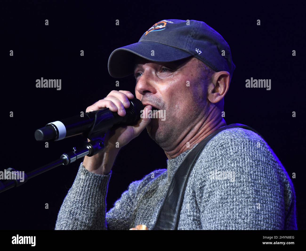 Kenny Chessney auf der Bühne beim Mittagessen von Warner Music Nashville während des Country Radio Seminars 2020 im Omni Nashville in Nashville, Tennessee Stockfoto