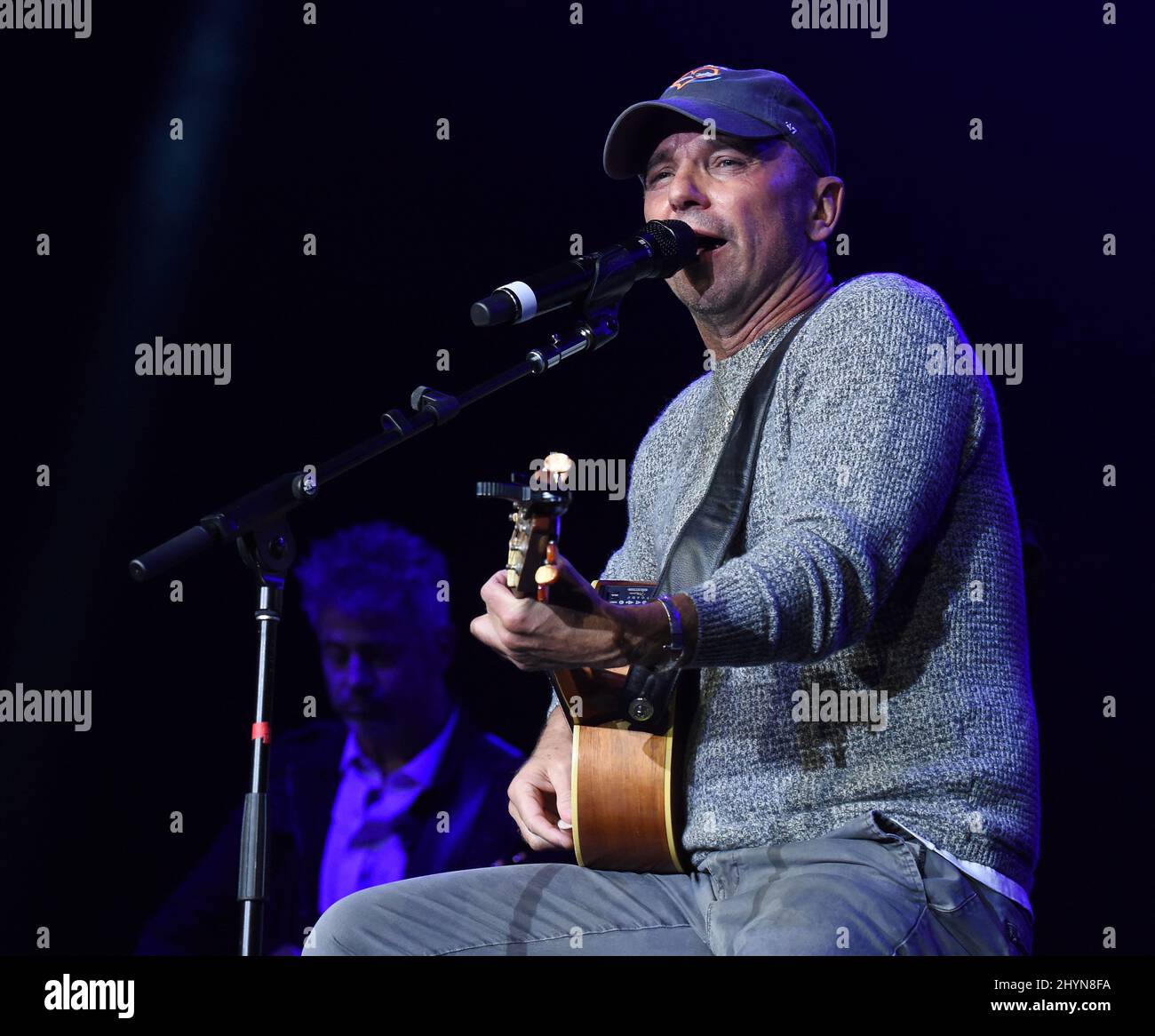 Kenny Chessney auf der Bühne beim Mittagessen von Warner Music Nashville während des Country Radio Seminars 2020 im Omni Nashville in Nashville, Tennessee Stockfoto