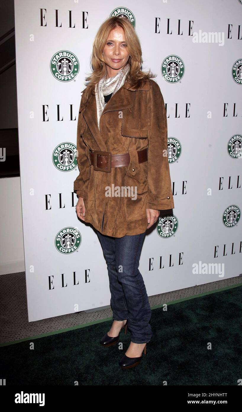 Rosanna Arquette nimmt an der Premier Green Issue Launch Party von Elle im Pacific Design Center, Kalifornien, Teil. Bild: UK Press Stockfoto