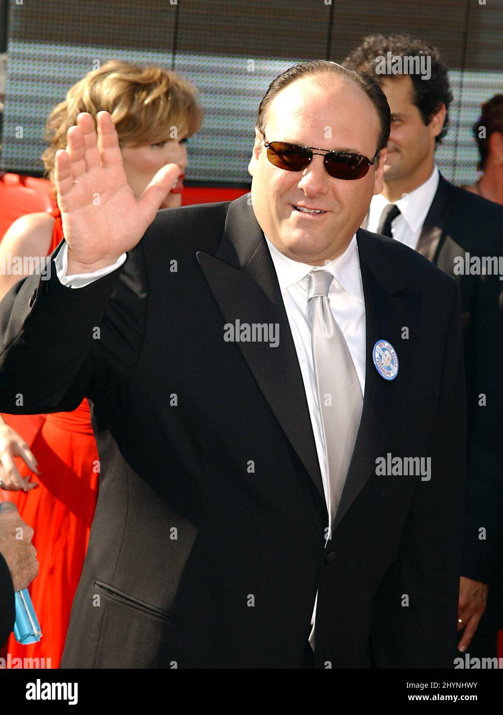 JAMES GANDOLFINI NIMMT AN DEN ANNUAL EMMY AWARDS 55TH IN LOS ANGELES TEIL. BILD: BRITISCHE PRESSE Stockfoto