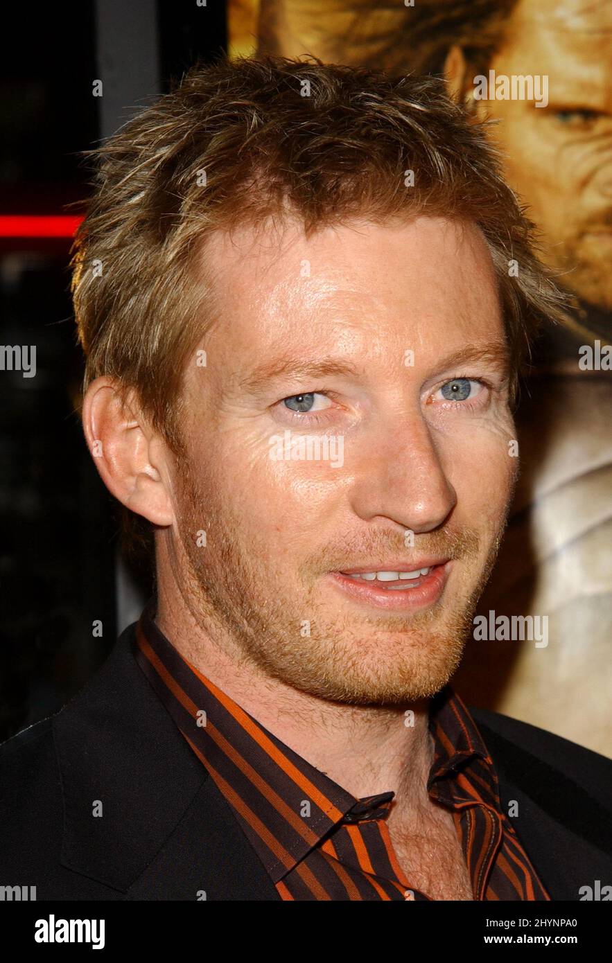 DAVID WENHAM NIMMT AM „LORD OF THE RINGS: THE RETURN OF THE KING“ IN WESTWOOD, KALIFORNIEN, TEIL. BILD: BRITISCHE PRESSE Stockfoto
