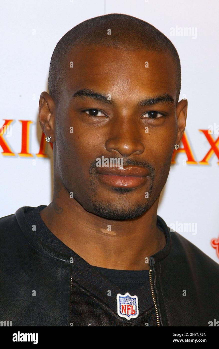 TYSON BECKFORD NIMMT AN DER PARTY „MAXIM MAGAZINE HEIZT SUPER BOWL IN MAXIMVILLE, USA“ TEIL, DIE IM ALTEN WONDERBREAD-WERK IN SAN DIEGO STATTFAND. BILD: BRITISCHE PRESSE Stockfoto