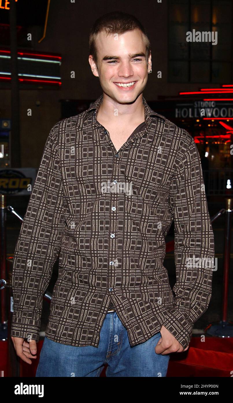 David Gallagher nimmt an der Weltpremiere „Sky Captain and the World of Tomorrow“ im Grauman's Chinese Theatre in Hollywood Teil. Bild: UK Press Stockfoto