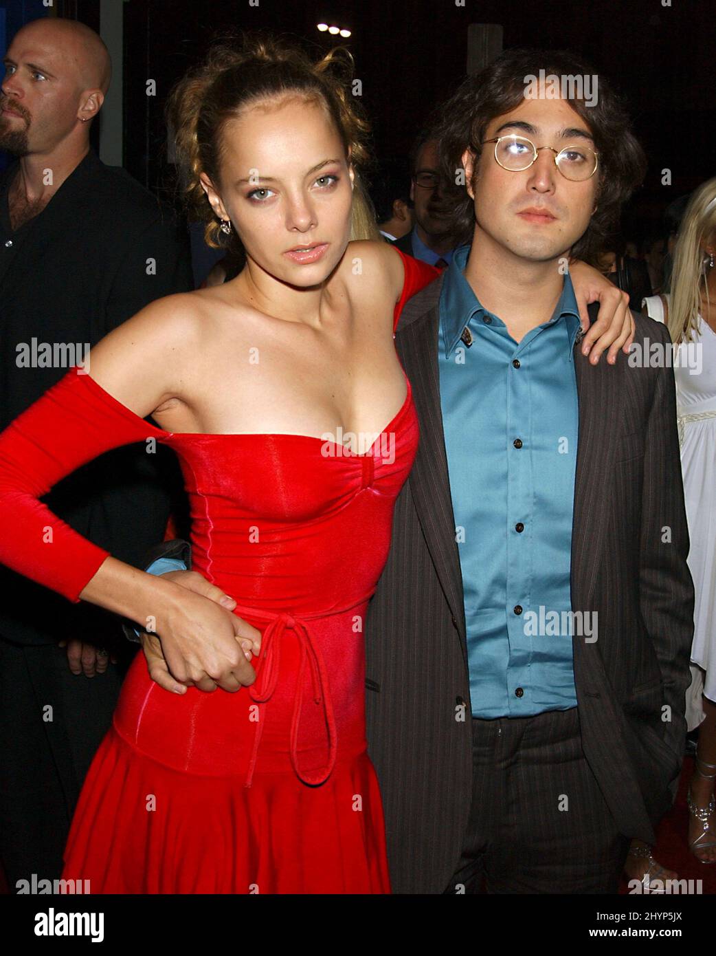 BIJOU PHILLIPS & SEAN LENNON NEHMEN AN DER FILMPREMIERE „WONDERLAND“ IN KALIFORNIEN TEIL. BILD: BRITISCHE PRESSE Stockfoto