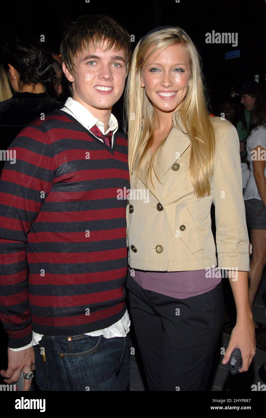 Jesse McCartney und Katie Cassidy nehmen an der Teen Vogue Young Hollywood Issue Party Teil. Bild: UK Press Stockfoto