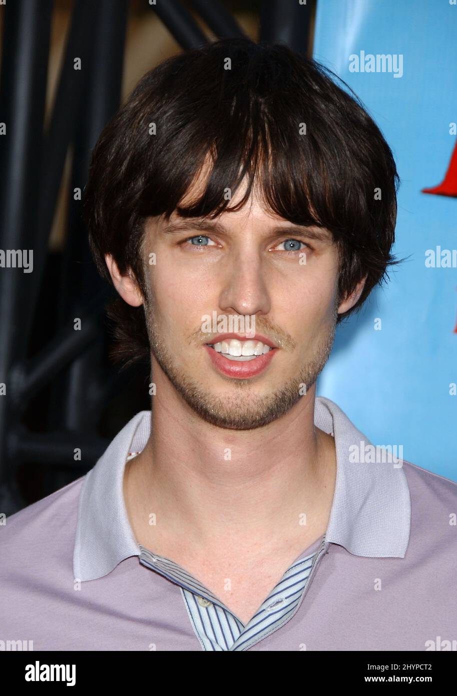 Jon Heder nimmt an der Premiere von „Monster House“ in Los Angeles Teil. Bild: UK Press Stockfoto