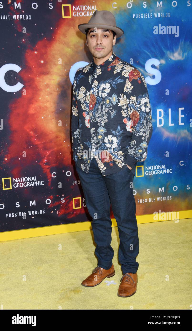 EJ Bonilla bei der National Geographic Premiere von „Cosmos: Possible Worlds“ in Los Angeles am 26. Februar 2020 in Royce Hall UCLA in Los Angeles. Stockfoto