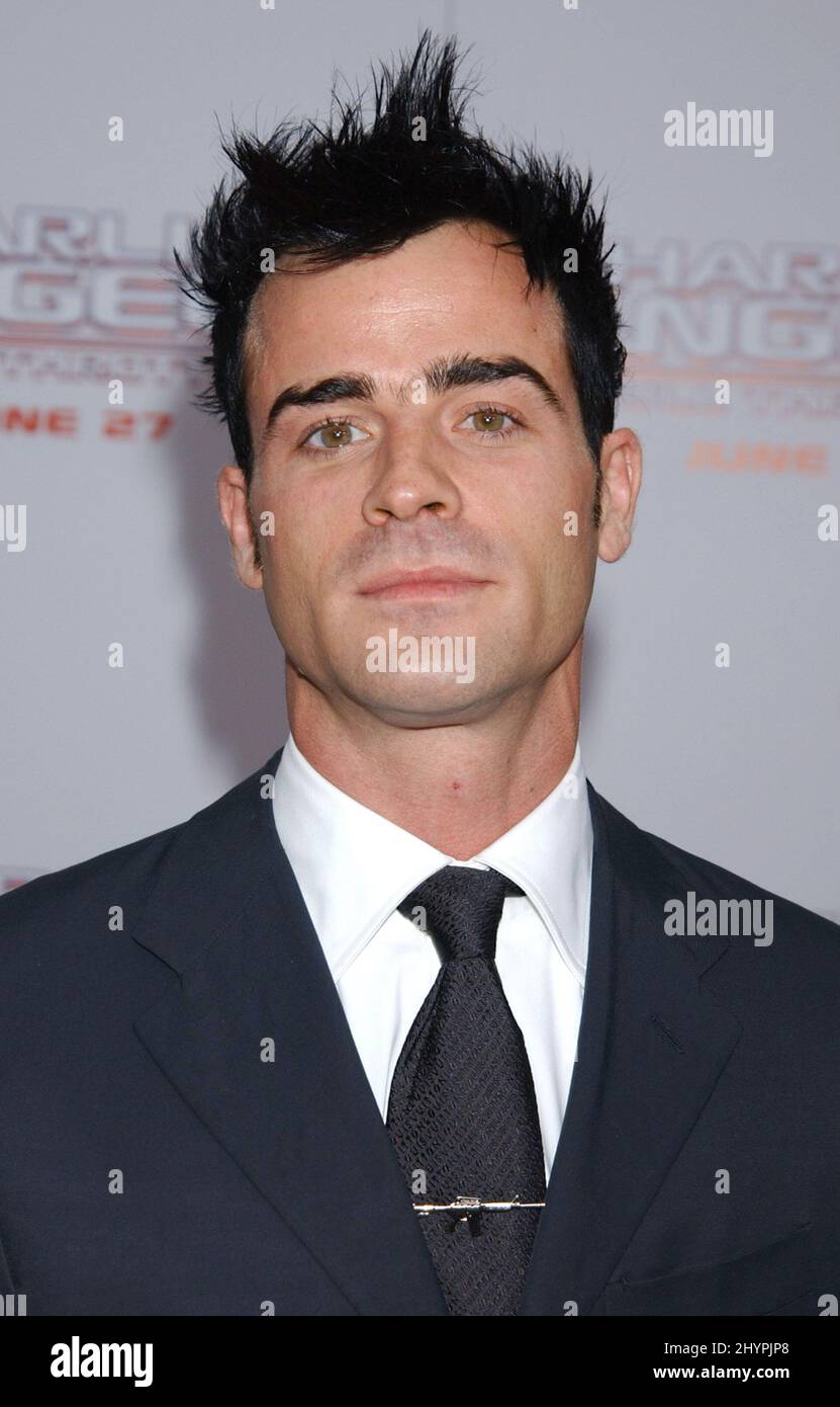 JUSTIN THEROUX NIMMT AN DER PREMIERE VON „CHARLIES ANGELS: FULL THROTTLE“ IN HOLLYWOOD TEIL. BILD: BRITISCHE PRESSE Stockfoto