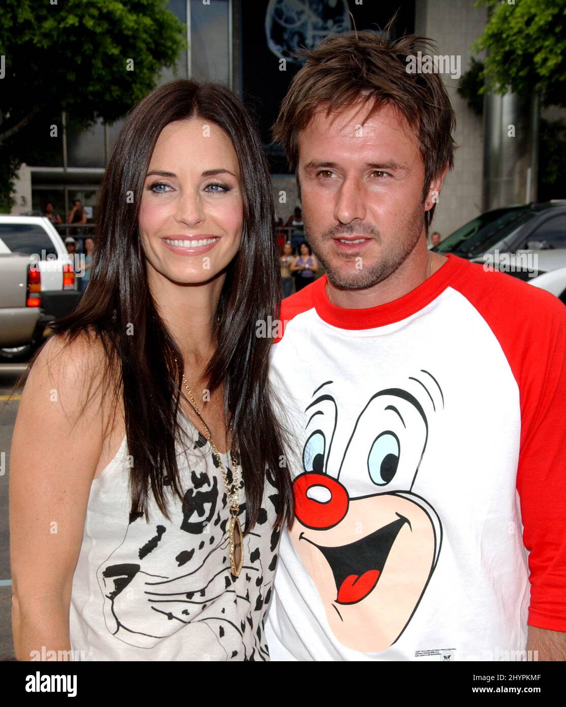 Courteney Cox Arquette und David Arquette nehmen an der „Barnyard“-Weltpremiere in Hollywood Teil. Bild: UK Press Stockfoto