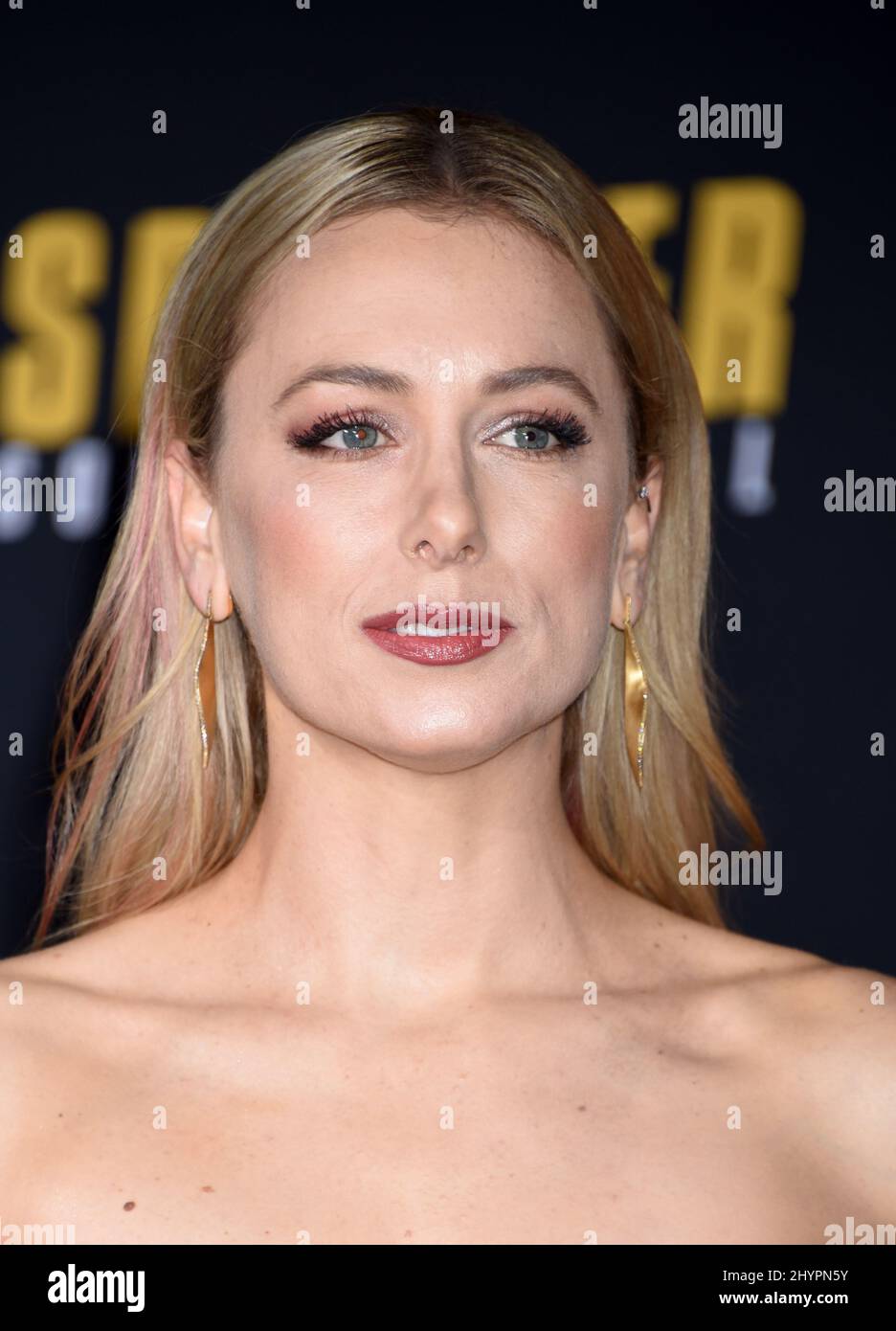 Iliza Shlesinger bei der Premiere von Spenser Confidential Los Angeles Stockfoto