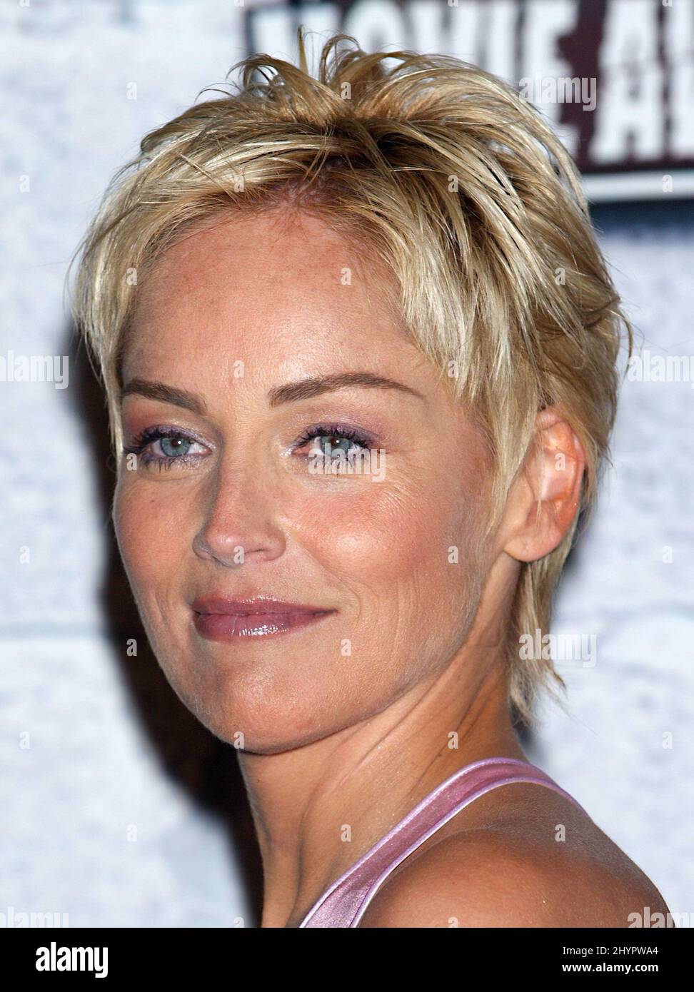 Sharon Stone nimmt an den MTV Movie Awards 2004 in Kalifornien Teil. Bild: UK Press Stockfoto