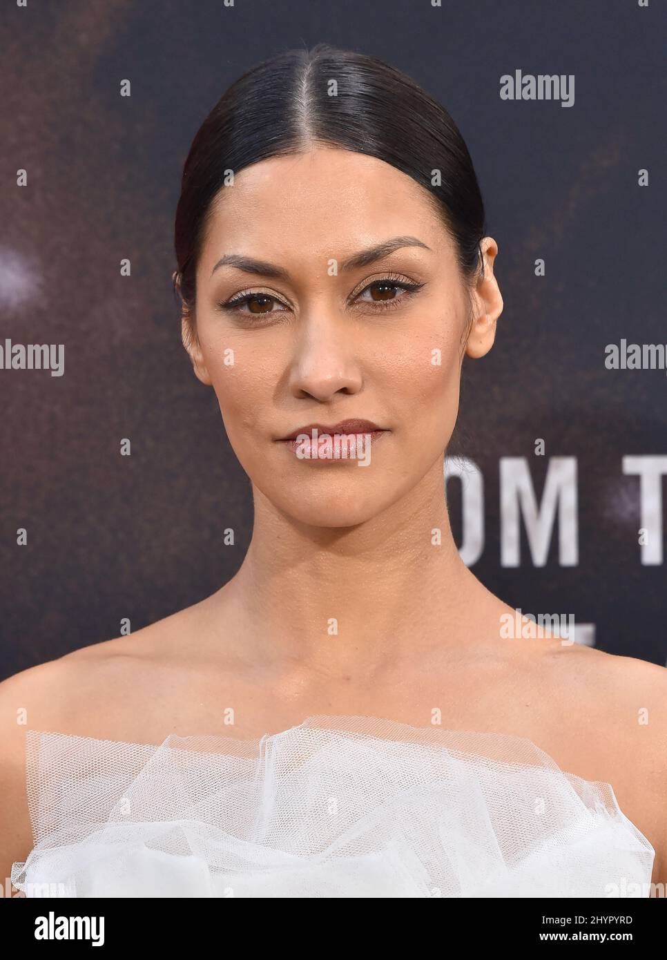 Janina Gavankar Ankunft auf dem Weg zurück€™ Weltpremiere im Regal Cinemas LA Live am 01. März 2020 in Los Angeles. Stockfoto